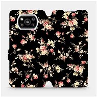Flip case for Xiaomi Poco X3 Pro - VD02S Flowers on black - Phone Cover