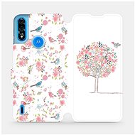 Flip case for Motorola Moto E7 Power - M120S Tree and birds - Phone Cover