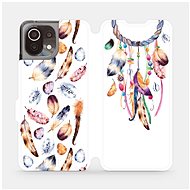 Flip case for Xiaomi Mi 11 Lite LTE / 5G - M003S Trap and colourful feathers - Phone Cover