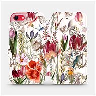 Mobiwear Flip case for Apple iPhone SE 2020 - MP01S Blossoming meadow - Phone Cover