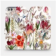 Flip case for mobile phone Huawei P Smart - MP01S Blossoming meadow - Phone Cover