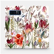 Mobiwear Flip case for Samsung Galaxy Note 8 - MP01S Blossoming meadow - Phone Cover