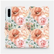 Flip mobile phone case Huawei P30 - MP02S Pastel flowers - Phone Cover