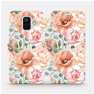 Flip mobile phone case Samsung Galaxy A6 2018 - MP02S Pastel flowers - Phone Cover