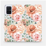 Flip case for Samsung Galaxy A71 - MP02S Pastel flowers - Phone Cover