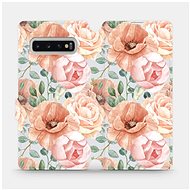 Flip case for Samsung Galaxy S10 Plus - MP02S Pastel flowers - Phone Cover