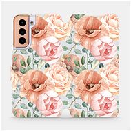Flip mobile phone case Samsung Galaxy S21 - MP02S Pastel flowers - Phone Cover