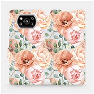 Flip case for Xiaomi POCO X3 NFC - MP02S Pastel flowers - Phone Cover