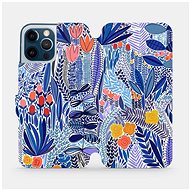 Flip case for Apple iPhone 12 Pro Max - MP03P Blue flower - Phone Cover