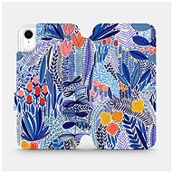 Flip case for Apple iPhone XR - MP03P Blue flower - Phone Cover