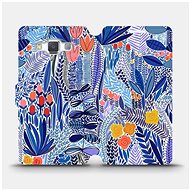 Flip case for Samsung Galaxy A5 2015 - MP03P Blue flower - Phone Cover