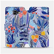 Flip case for Samsung Galaxy A5 2016 - MP03P Blue flower - Phone Cover
