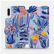 Flip case for Samsung Galaxy A50 - MP03P Blue flower - Phone Cover