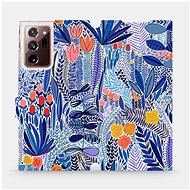 Flip case for Samsung Galaxy Note 20 Ultra - MP03P Blue flower - Phone Cover