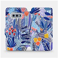 Flip case for Samsung Galaxy S10e - MP03P Blue flower - Phone Cover
