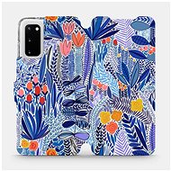 Flip case for Samsung Galaxy S20 - MP03P Blue flower - Phone Cover