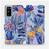 Flip mobile phone case Samsung Galaxy S20 FE - MP03P Blue flower - Phone Cover