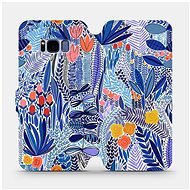 Flip case for Samsung Galaxy S8 - MP03P Blue flower - Phone Cover