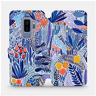 Flip case for Samsung Galaxy S9 Plus - MP03P Blue flower - Phone Cover