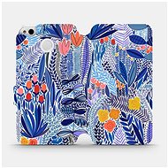 Flip case for Xiaomi Redmi 4X - MP03P Blue flower - Phone Cover