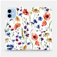 Mobiwear Flip mobile phone case Apple iPhone 12 Mini - MP04S Meadow Flower - Phone Cover