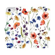 Mobiwear Flip case for Apple iPhone 7 - MP04S Meadow Flower - Phone Cover