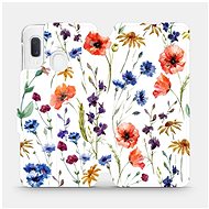 Mobiwear Flip case for Samsung Galaxy A20e - MP04S Meadow Flower - Phone Cover
