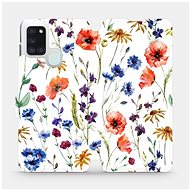 Mobiwear Flip case for Samsung Galaxy A21S - MP04S Meadow Flower - Phone Cover