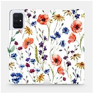 Flip puzdro na mobil Samsung Galaxy A71 – MP04S Lúčne kvety - Kryt na mobil