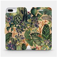 Flip mobile phone case Apple iPhone 8 Plus - VP05S Succulents - Phone Cover
