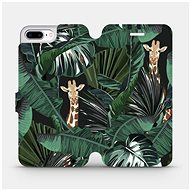 Flip mobile phone case Apple iPhone 7 Plus - VP06P Giraffes - Phone Cover