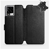 Leather flip case for Realme 8 Pro - Black - Black Leather - Phone Cover