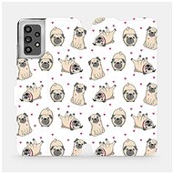 Flip mobile phone case Samsung Galaxy A32 LTE - M097P Pugs - Phone Cover