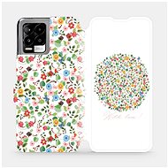 Flip mobile phone case Realme 8 - M121S With love flowers - Phone Cover