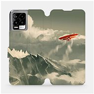 Flip mobile phone case Realme 8 - MA03P Orange plane in the mountains - Phone Cover