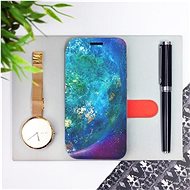 Flip case for mobile Realme 8 - MF05P Blue planet - Phone Cover