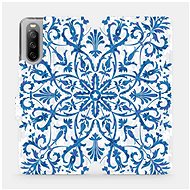 Flip case for Sony Xperia 10 III - ME01P Blue floral patterns - Phone Cover