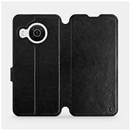 Flip case for Nokia X10 in Black&Orange with orange interior - Phone Cover