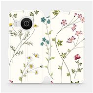 Flip mobile phone case Nokia X20 - MD03S Thin plants with flowers - Phone Cover