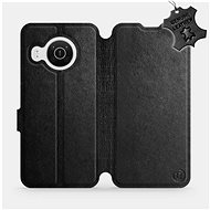 Leather flip mobile phone case Nokia X20 - Black - Black Leather - Phone Cover