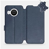 Leather flip mobile phone case Nokia X20 - Blue - Blue Leather - Phone Cover