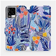 Flip mobile phone case Realme 8 - MP03P Blue flower - Phone Cover