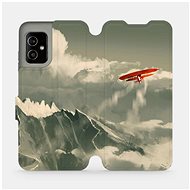 Flip case for Asus Zenfone 8 - MA03P Orange plane in the mountains - Phone Cover