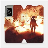 Flip case for mobile Asus Zenfone 8 - MA06S Figure in the fire - Phone Cover