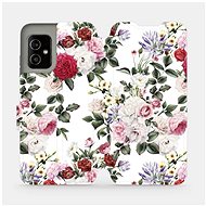 Flip case for Asus Zenfone 8 - MD01S Rose on white - Phone Cover