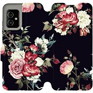 Flip case for mobile Asus Zenfone 8 - VD11P Rose on black - Phone Cover