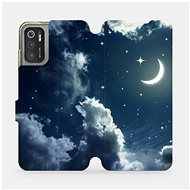 Flip case for Xiaomi Poco M3 Pro 5G - V145P Night sky with moon - Phone Cover