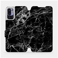 Flip case for Xiaomi Redmi Note 10 5G - V056P Black Marble - Phone Cover