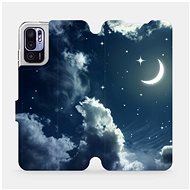 Flip case for Xiaomi Redmi Note 10 5G - V145P Night sky with moon - Phone Cover