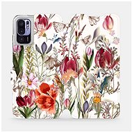 Flip case for Xiaomi Redmi Note 10 5G - MP01S Blooming meadow - Phone Cover